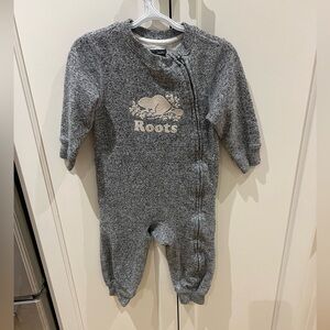 Roots Gray 18-24m romper